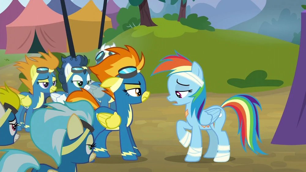 Trijosh1's tweet photo. Happy 7th Anniversary to "Newbie Dash"! I like how Rainbow becomes an actual Wonderbolt. #MyLittlePony #mylittleponyfriendshipismagic #MLPFIM #FriendshipIsMagic #FIM #NewbieDash #RainbowDash #Happy7thAnniversary #7YearsAgo #DaveRapp https://t.co/zVkQgo5lnH