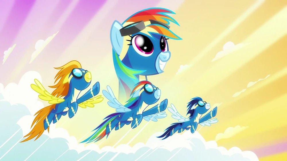 Trijosh1's tweet photo. Happy 7th Anniversary to "Newbie Dash"! I like how Rainbow becomes an actual Wonderbolt. #MyLittlePony #mylittleponyfriendshipismagic #MLPFIM #FriendshipIsMagic #FIM #NewbieDash #RainbowDash #Happy7thAnniversary #7YearsAgo #DaveRapp https://t.co/zVkQgo5lnH