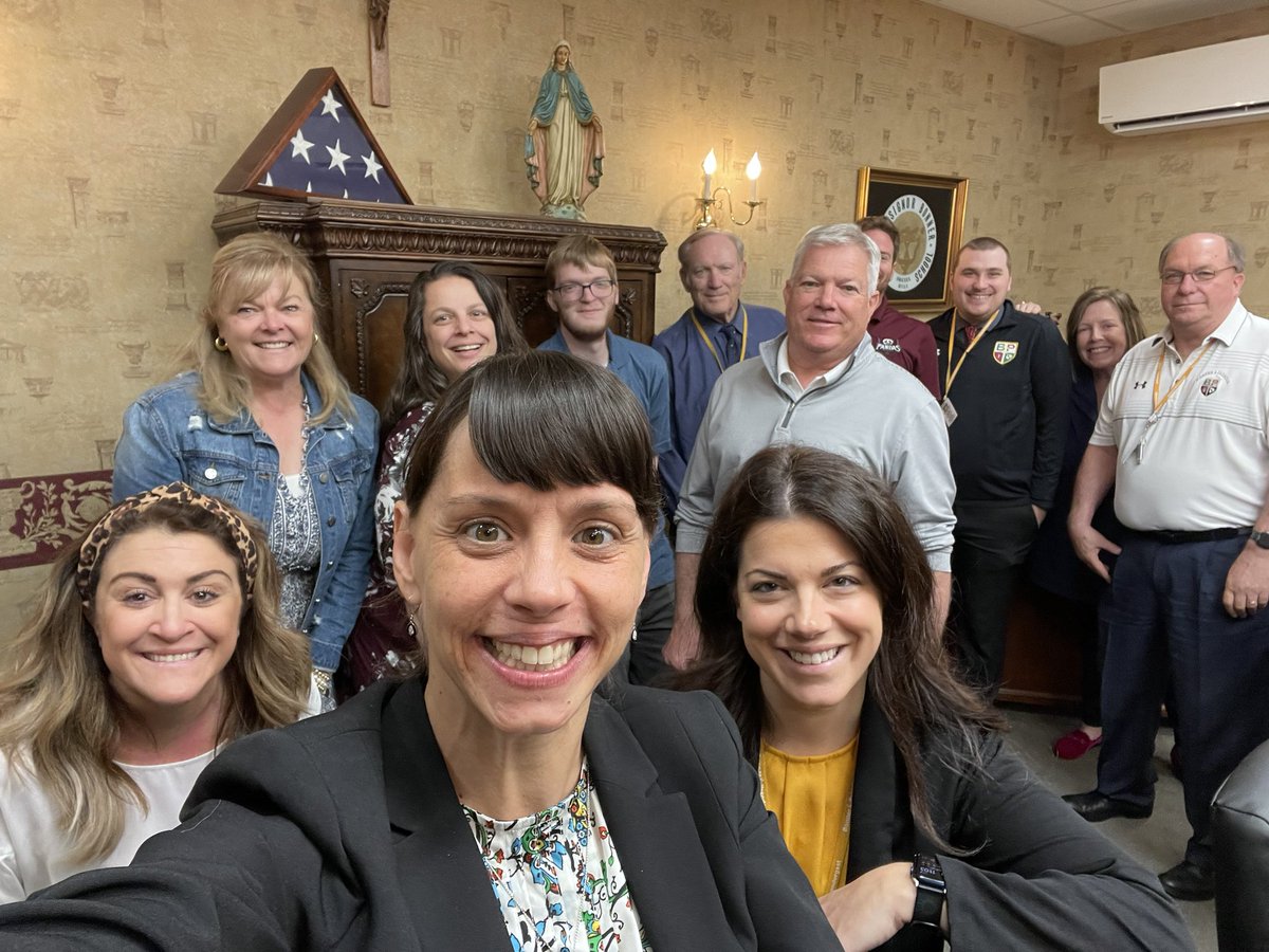bctesche's tweet photo. Dr BROOKE on the move… Today’s visit @AOPS_Schools Monsignor Bonner &amp; Archbishop Prendergast Catholic High School! A beautiful campus full of rich legacy, tradition, rigorous curriculum &amp; exceptional extracurricular opportunities. #MissionaryDisciple #BlessedandGrateful https://t.co/ZVXdYQvxLl