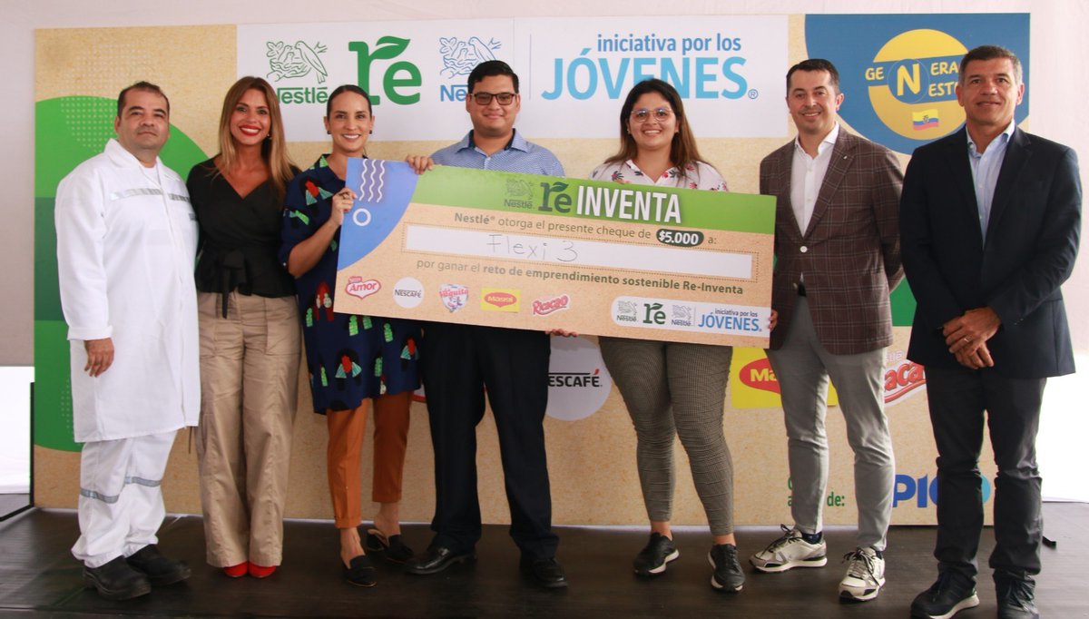 exactodigital's tweet photo. #Ecuador #NESTLÉ A TRAVÉS DE SU INICIATIVA POR LOS #JÓVENES Y ÉPICO SE UNEN PARA LIDERAR EL RETO "#REINVENTA"
Nestlé Ecuador a través de su iniciativa Por Los Jóvenes, en conjunto con ÉPICO (Empresa Pública Municipal para la #Gestión y Competitividad) lideró el reto ... https://t.co/oHdEp0c8gA