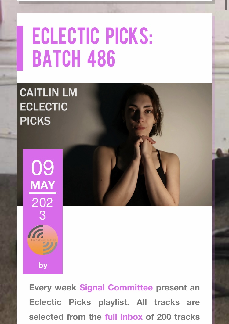 😭🤩🤩🤩Incredibly buzzing to share that this week I am the guest curator for eclectic picks for @freshonthenet 😍

I had the joy of listening to 200 submissions and picking out my faves (an insanely difficult job, there are so many talented people in the world oh my gosh😍)