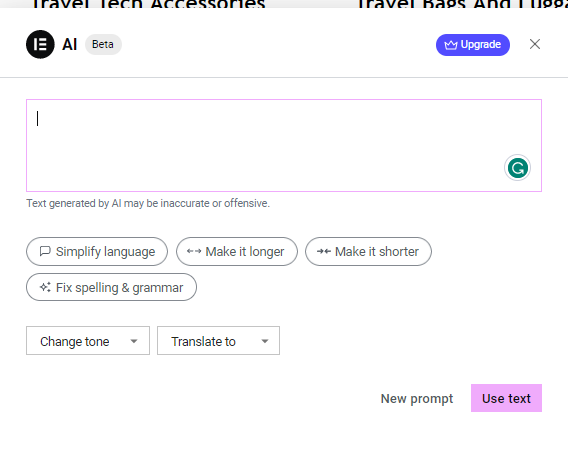 ProofOfActivity's tweet image. Elemenor AI in now live!
#elementorpro 
#elementorai