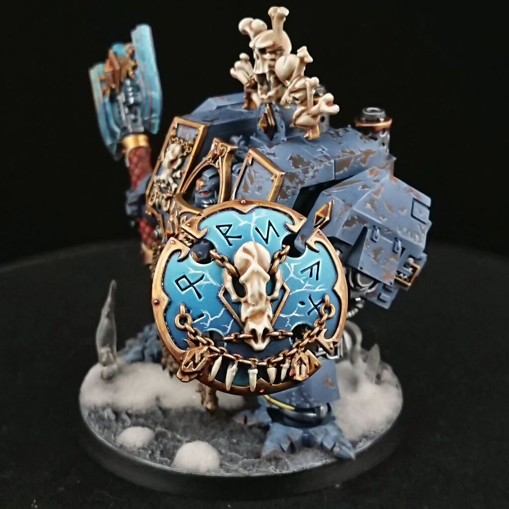 Tonight on stream I'll be working on a space wolf dreadnought! Here's one I did from a few years back. Aren't the boxnaughts cool? Which is your favourite kind of dread and why?

Twitch.tv/mohawkminiatur…
Patreon.com/mohawkminiatur…
YouTube.com/mohawkminiatur…

#warhammer #wa…