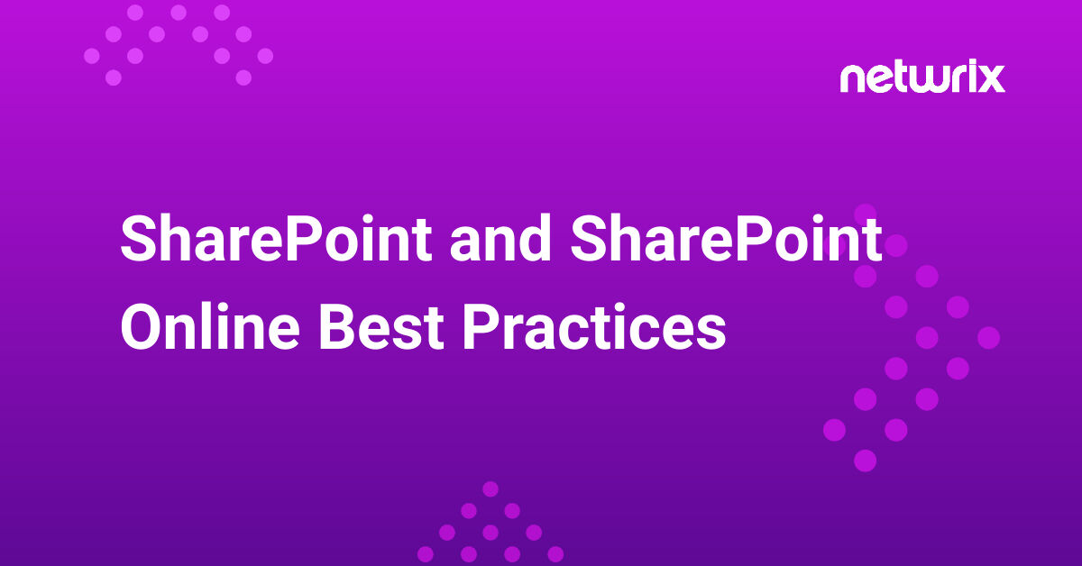 Netwrix's tweet image. #SharePoint Online is the Swiss army knife of the cloud — it can help you produce content, locate resources and even manage workflows. Get the top SharePoint on-prem and #SharePointOnline best practices to get the most out of this tool&amp;gt;&amp;gt; bit.ly/32FuUnK