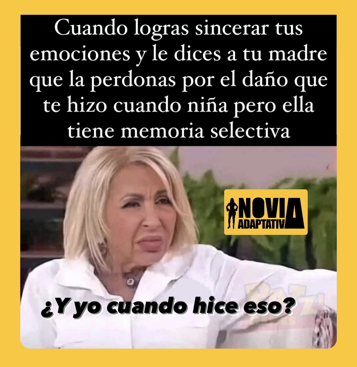 NoviaAdaptativa's tweet photo. #MEMEntiende 
El cierre de perdonar es la comprensión del proceso del otro, pero ESPECIALMENTE para nosotros, es la oportunidad de dejar de castigarnos sosteniendo la herida abierta… te perdono para soltar el control de querer cambiarte 💋

#codependencia #noviaadaptativa https://t.co/ci38CzOYJQ