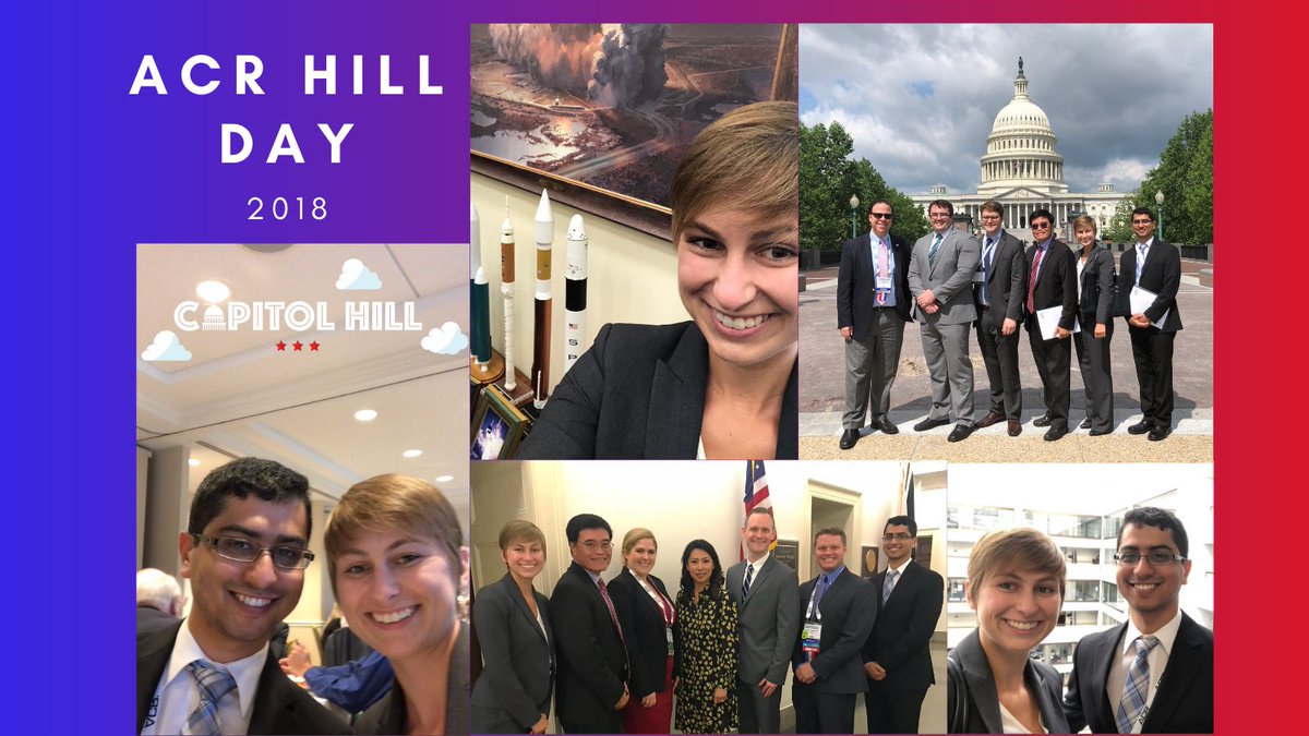 Getting ready to advocate for my patients and profession at  #ACRHillDay2023! Throwback to my ACR Hill day 2018 as a #futureradres! #ACR2023 #ACR100 #radres @ACRRAN @ACRRFS @RadiologyACR