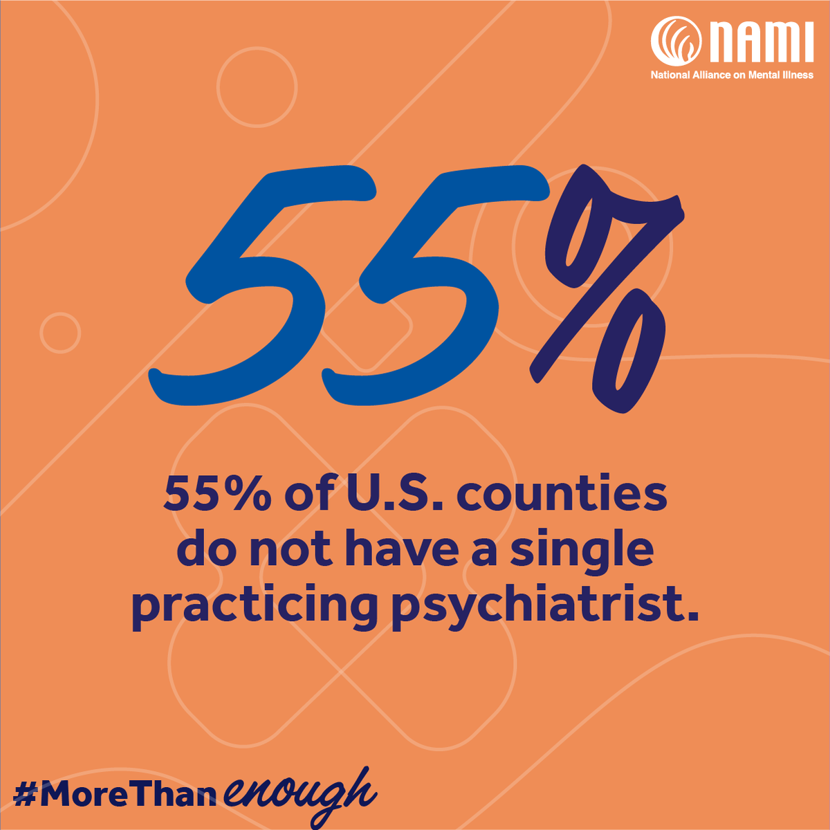 Mental health care shouldn't be a privilege, everyone deserves access to affordable and competent care! #MoreThanEnough