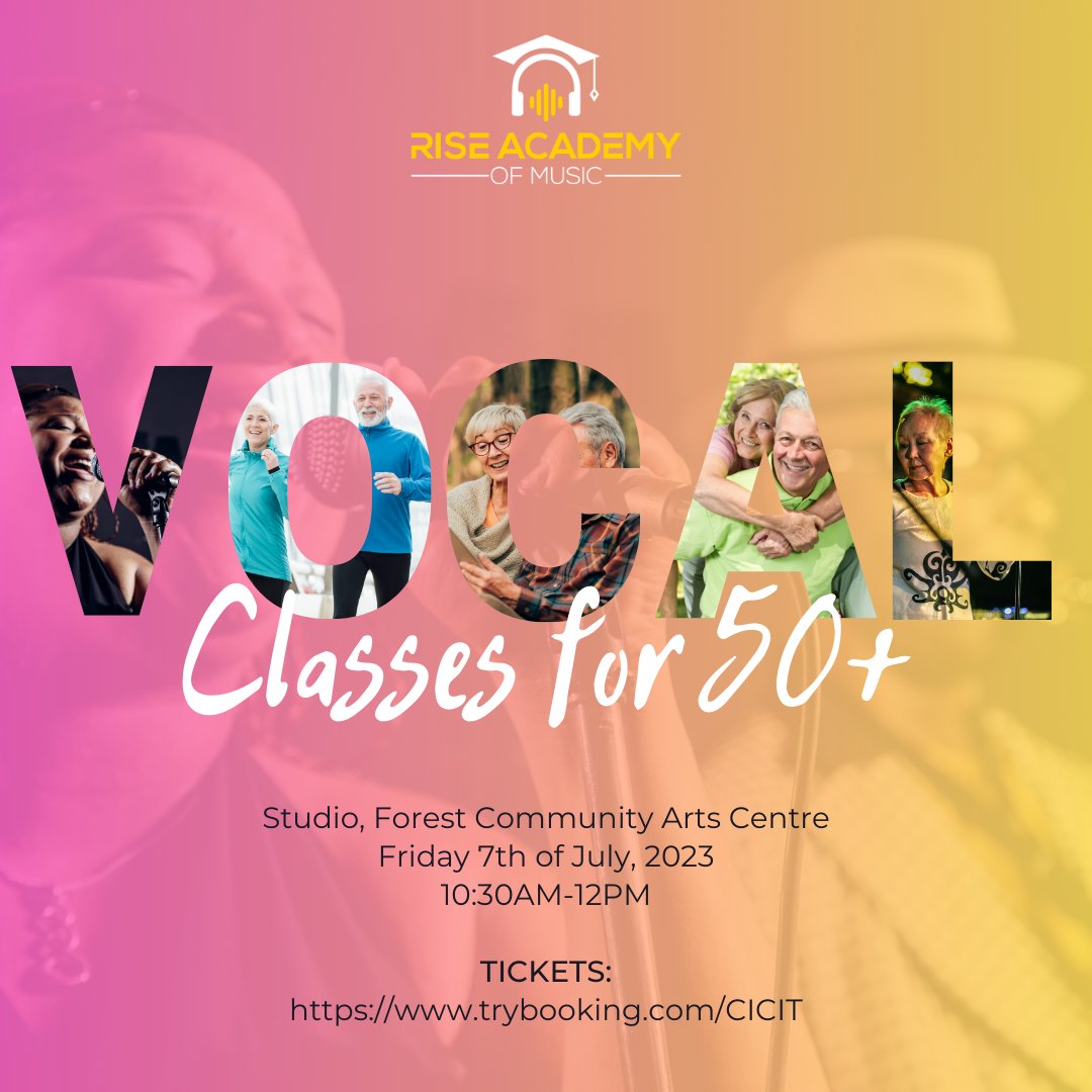 Join us for a singing class for 50 and over! Tickets at trybooking.com/CICIT

#musicteacher #northernbeaches #forestville #killarneyheights #chatswood #ryde #vocalacademy #musicschool #music #adults