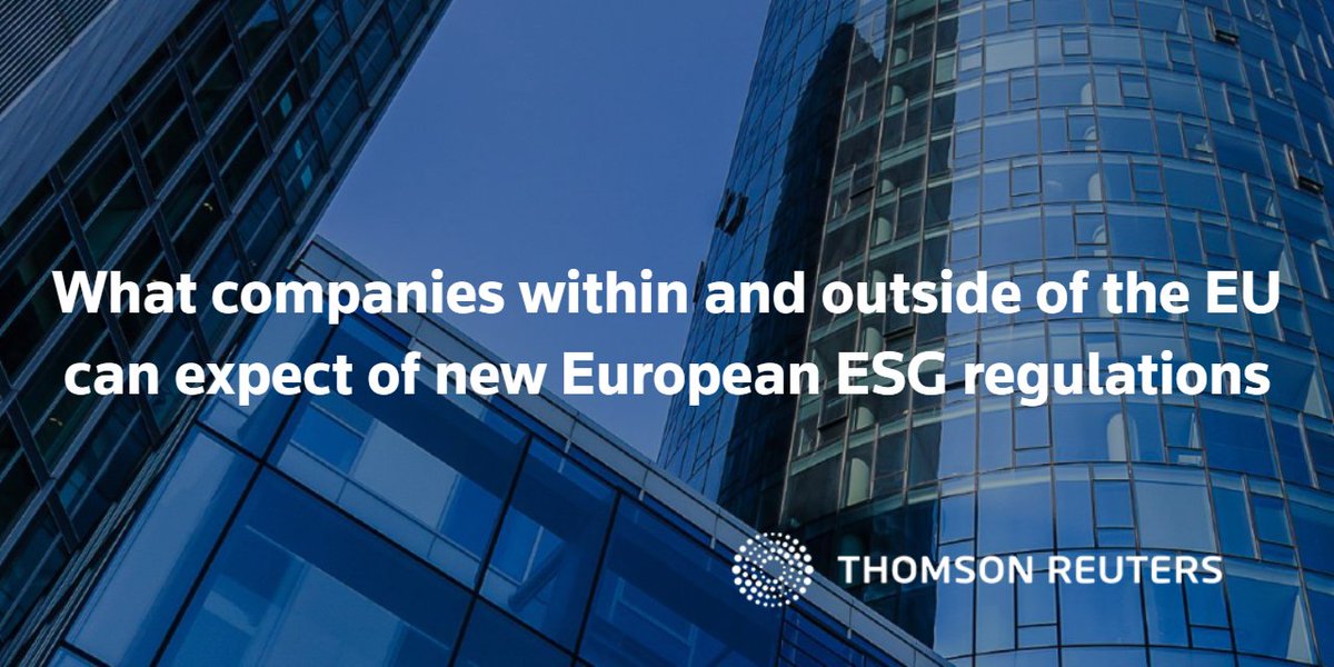 The EU's Corporate Sustainability Reporting Directive (CSRD) rules have gained much attention since its enactment in January, especially as interest in #ESG issues continues to grow. ow.ly/aW3N50Og9mI

#CSRD #TRInstitute
