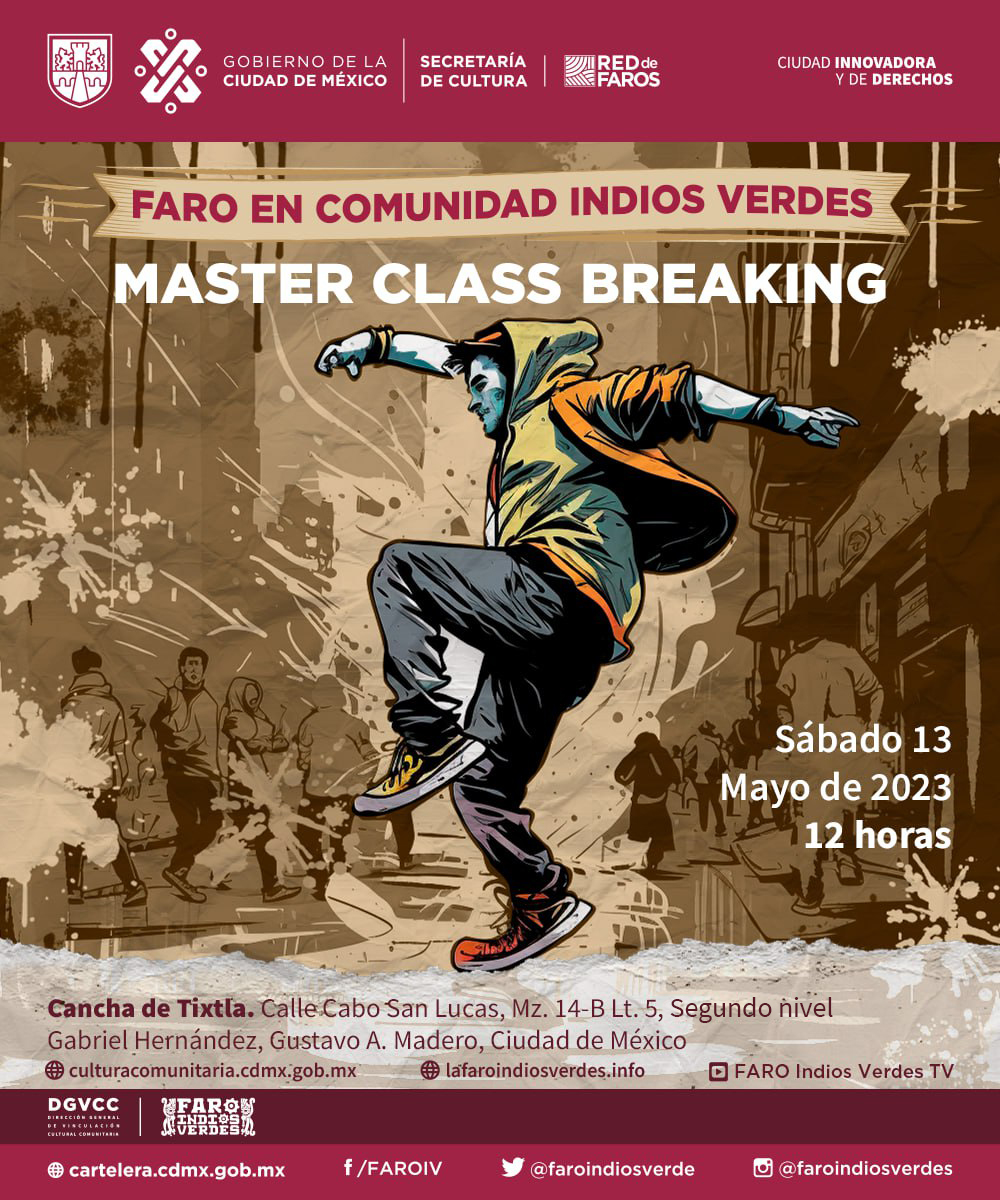 FaroIndiosVerde's tweet photo. ¡Libera al bailarín de break dance que llevas dentro!
Te esperamos en las Canchas de Tixtla en la colonia Gabriel Hernández. 😎👇 https://t.co/ZfQV6VBRwR