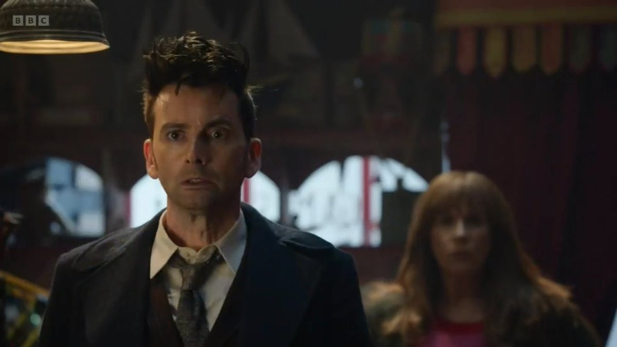PoorlyAgedWho's tweet photo. Thought it’d be a good time to bring back my fan theory that RTD is gonna write in the Toymaker as a stand in for toxic fandom

A petulant god who’s been watching the Doctor’s life like it’s a tv show, and decides to use their power to return “the show” to how they liked it best https://t.co/IYu12p54qk
