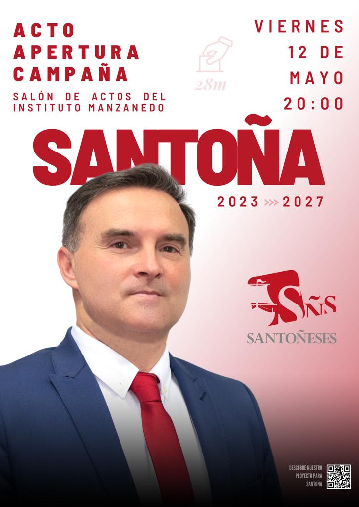 santoneses's tweet photo. Primer acto de #campaña de @santoneses, viernes 12 a las 20:00h Instituto Manzanedo de #Santoña
#28Mayo #Elecciones2023 #eleccionesmunicipales2023 https://t.co/OwjAs9UlSc