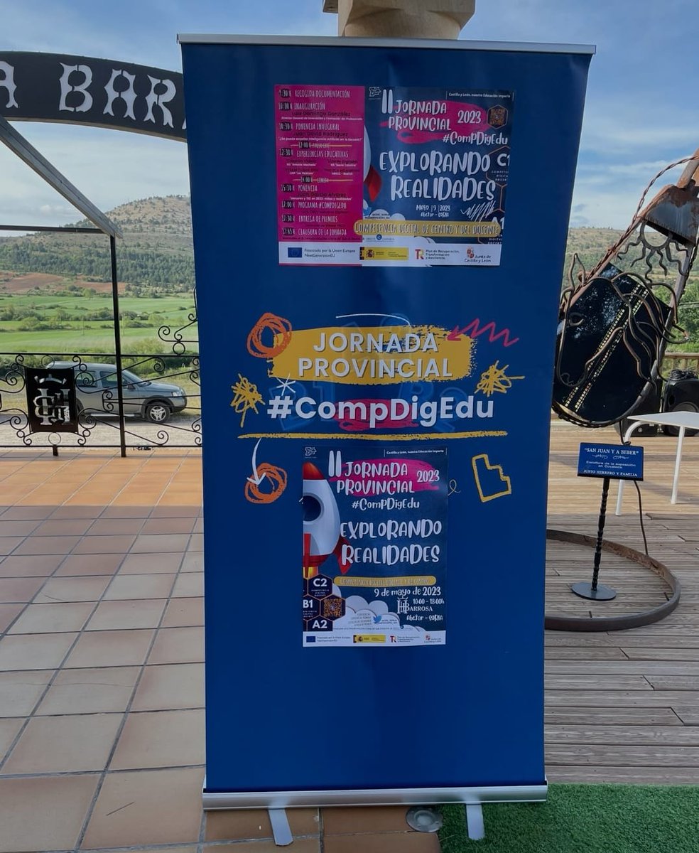 mpatriciaizqvel's tweet photo. Combo perfecto👌: II Jornada #CompDigEdu_SO y compartir momentos junto a compañeros de otros CEPAS @CepaElCamino @ceadonajimena @CepaPinares @CepaCeltiberia
Gracias @CFIEdeSoria y @CDE_Soria por la estupenda organización 👏 Nos llevamos muchas ideas💡 y reflexiones 🤔
@educacyl https://t.co/ng72zxmDOK