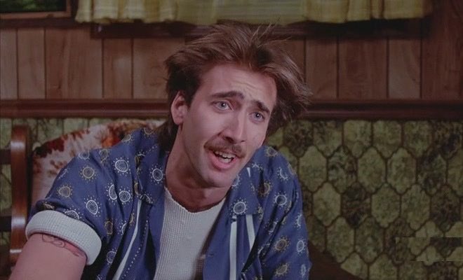 snookifan2974's tweet photo. watching raising arizona in class and i’m so unfathomably attracted to nicolas cage as H.I. that i genuinely can’t focus on the actual plot of the movie https://t.co/KZYuR1geVl
