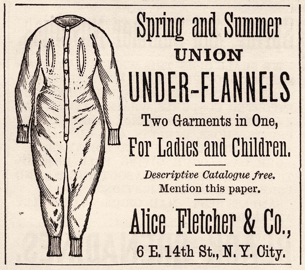 derek guy on X: Here is another bit of surprising history. The t-shirt  started as a union suit, a type of one-piece underwear originally created  for women under the Victorian dress reform