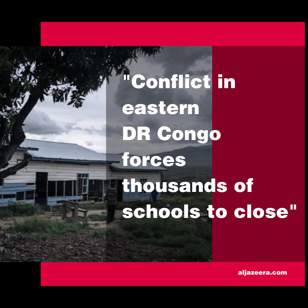 As armed militias terrorize the eastern provinces of the Democratic Republic of Congo, education is put on hold for so many children. 

“The damage could be lasting' - Al Jazeera: aljazeera.com/news/2023/4/12…

#onyourradar #drc #uncomfortabletruths