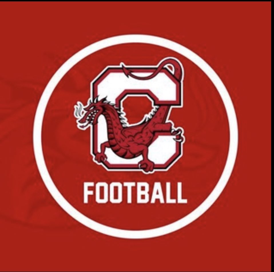 Thank you @_CoachCushing for visiting today! Great to have you and @CortlandFB recruiting LI and our players @HSWColtsFootbal #dragonrising #hillswest #longislandfootball