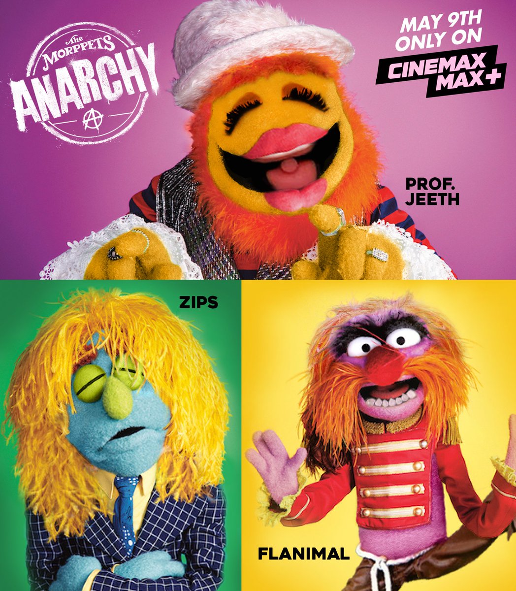 KermitmentPod's tweet photo. BREAKING NEWS: "The Morppets Anarchy", which was scheduled to premiere today on CinemaxMAX+ has been canceled!
"PUNK OFF", the 6th studio album from Professor Jeeth & The Mechanical Anarchy, will still be released exclusively at Tower Records.
#TheMorppetsAnarchy #Morppets https://t.co/FyccqnOmzr