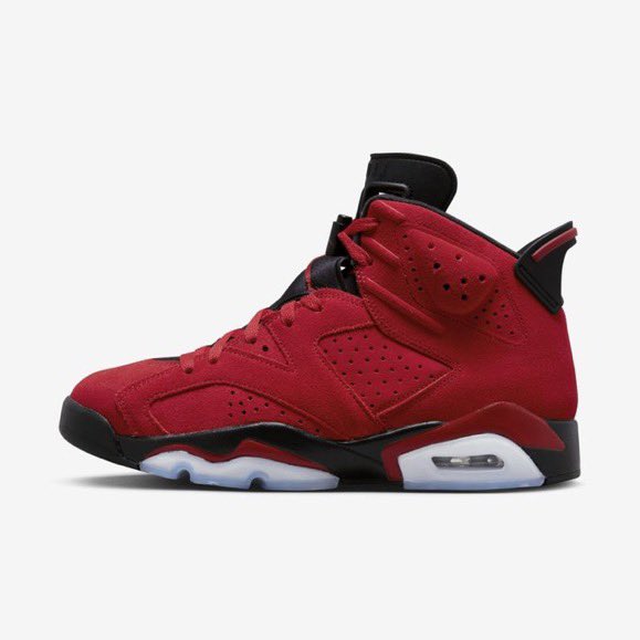 SnkrsStock's tweet photo. Jordan 6 Retro "Varsity Red" official images https://t.co/d57mT2a7Ot