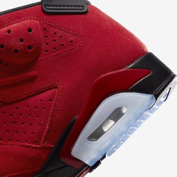 SnkrsStock's tweet photo. Jordan 6 Retro "Varsity Red" official images https://t.co/d57mT2a7Ot