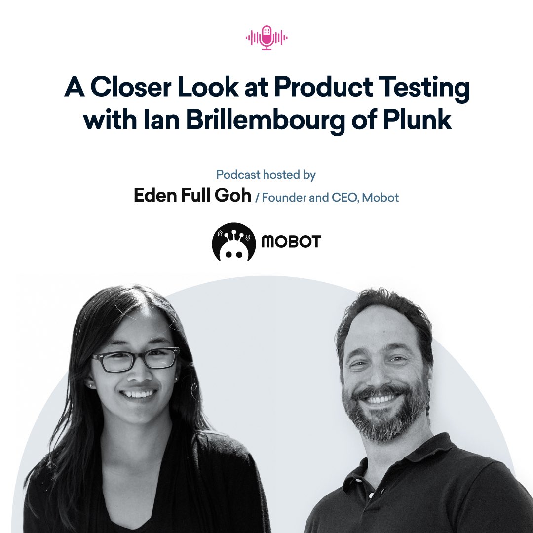 “We spend a lot of time doing product discovery—getting a sense of the hardest problems to solve and how we can help.” Thanks <a href="/edenfull/">Eden Full Goh</a> <a href="/TeamMobot/">Mobot</a> for featuring Ian Brillembourg, Head of Mobile <a href="/plunkonomics/">Plunk</a> on your new podcast #productesting #UX #AI #realestate #CustomerFirst