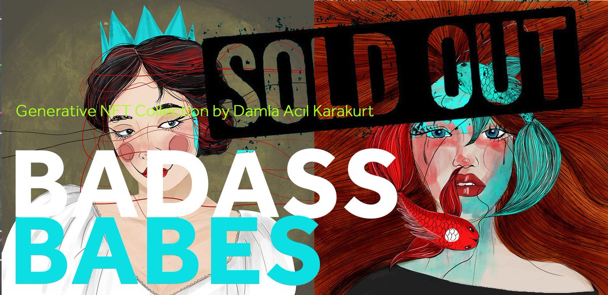 My  Generative NFT Collection "Badass Babes" is sold out in 
<a href="/salvor_io/">Salvor 🚢🔺</a>
salvor.io/collections/0x…