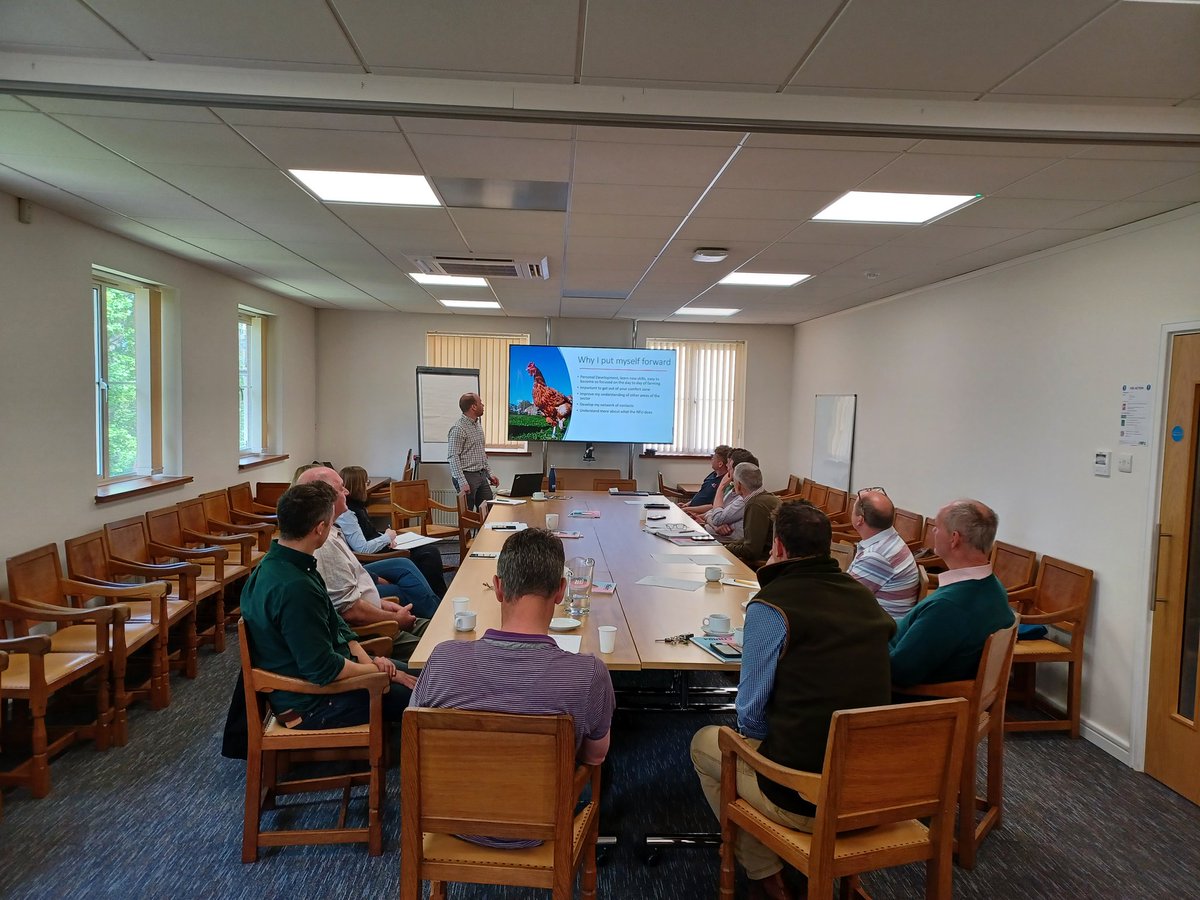 'It's already given me a network of contacts that's invaluable to my business' - Chris Harrison talking about his experience on the PIP at today's @NFUnortheast poultry meeting. It was good to see members in person to discuss the challenges facing the industry #proudofpoultry