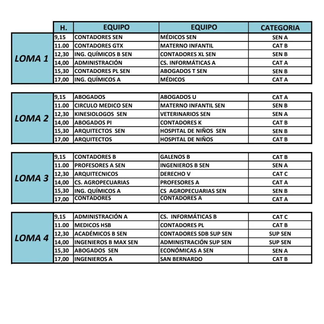 acdpus's tweet photo. ⚠️FIXTURE SÁBADO 13 de MAYO⚠️
MASCULINO/FEMENINO.
@acdpuslaloma #ACDPUS 🇦🇷
#Salta 📍 https://t.co/UPAaGWe9FI