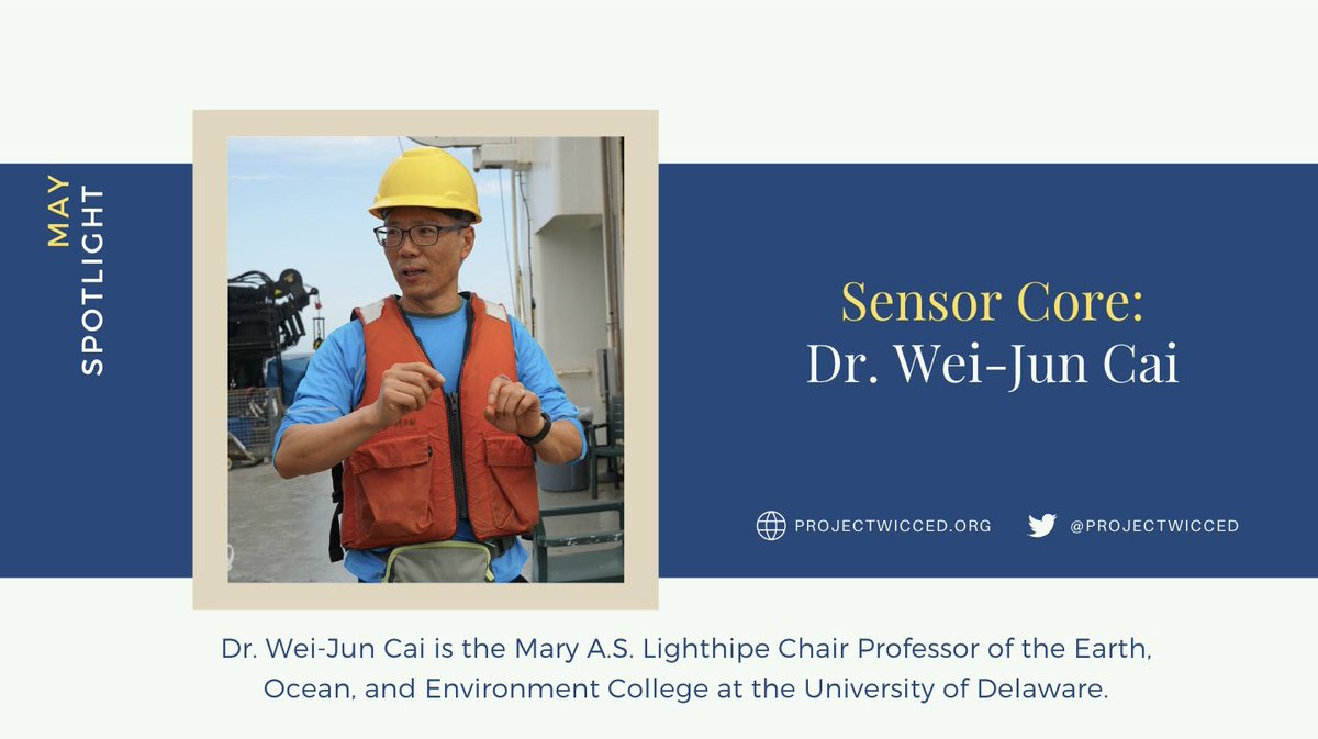 ProjectWiCCED's tweet image. May researcher spotlights!!
- First up this month we have Dr. Wei-Jun Cai! Check out some of his work on Sensor Core with Project WiCCED!!🧪🌊