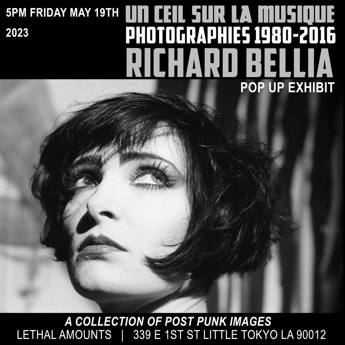 lethalamounts's tweet image. Through the eyes of French photographer @RichardBellia, view a collection of iconic post punk images at #LethalAmounts starting Friday May 19th. 📸 fb.me/e/19uTYbclO

#richardbellia #photography #siouxsie #siouxsieandthebanshees