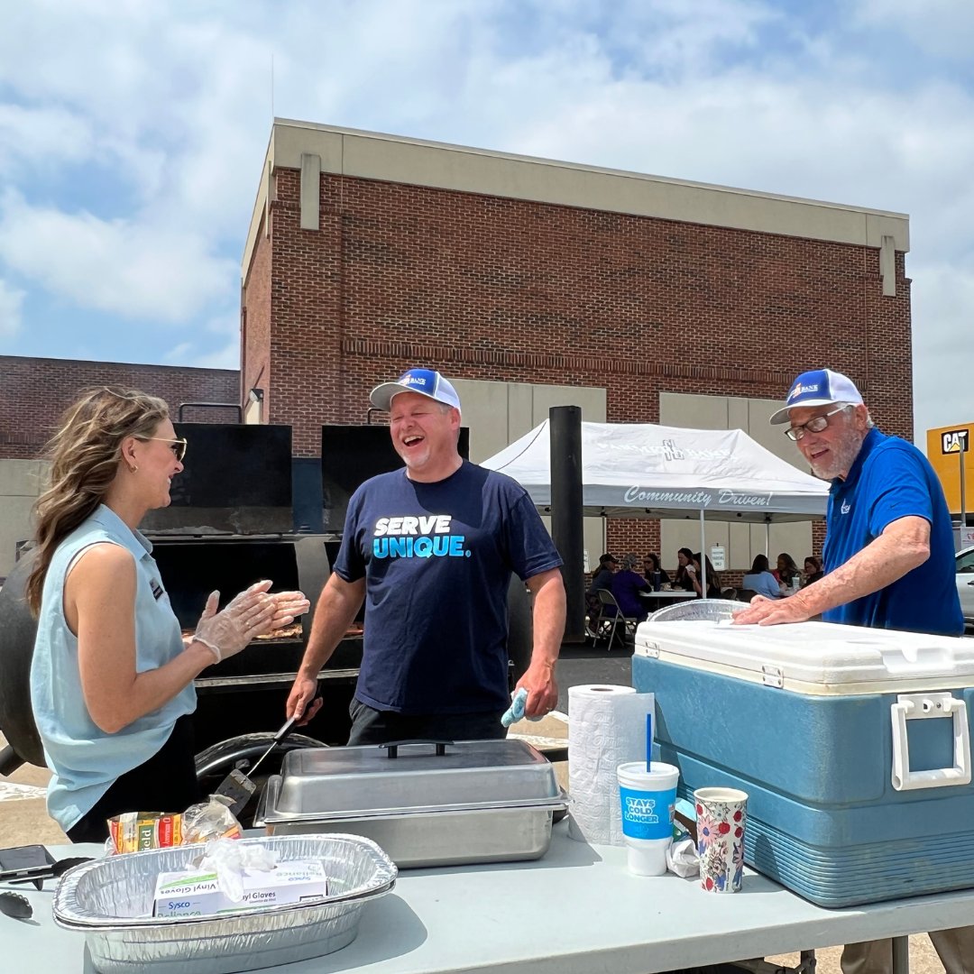 This week is #HospitalWeek2023. Our Farmers family was excited to be on site at <a href="/Caldwell/">Caldwell</a> Medical Center  today grilling porkchops, hamburgers, and hotdogs to show our appreciation for our local healthcare heroes and all they do for our community! #ServeUnique #CommunityBank