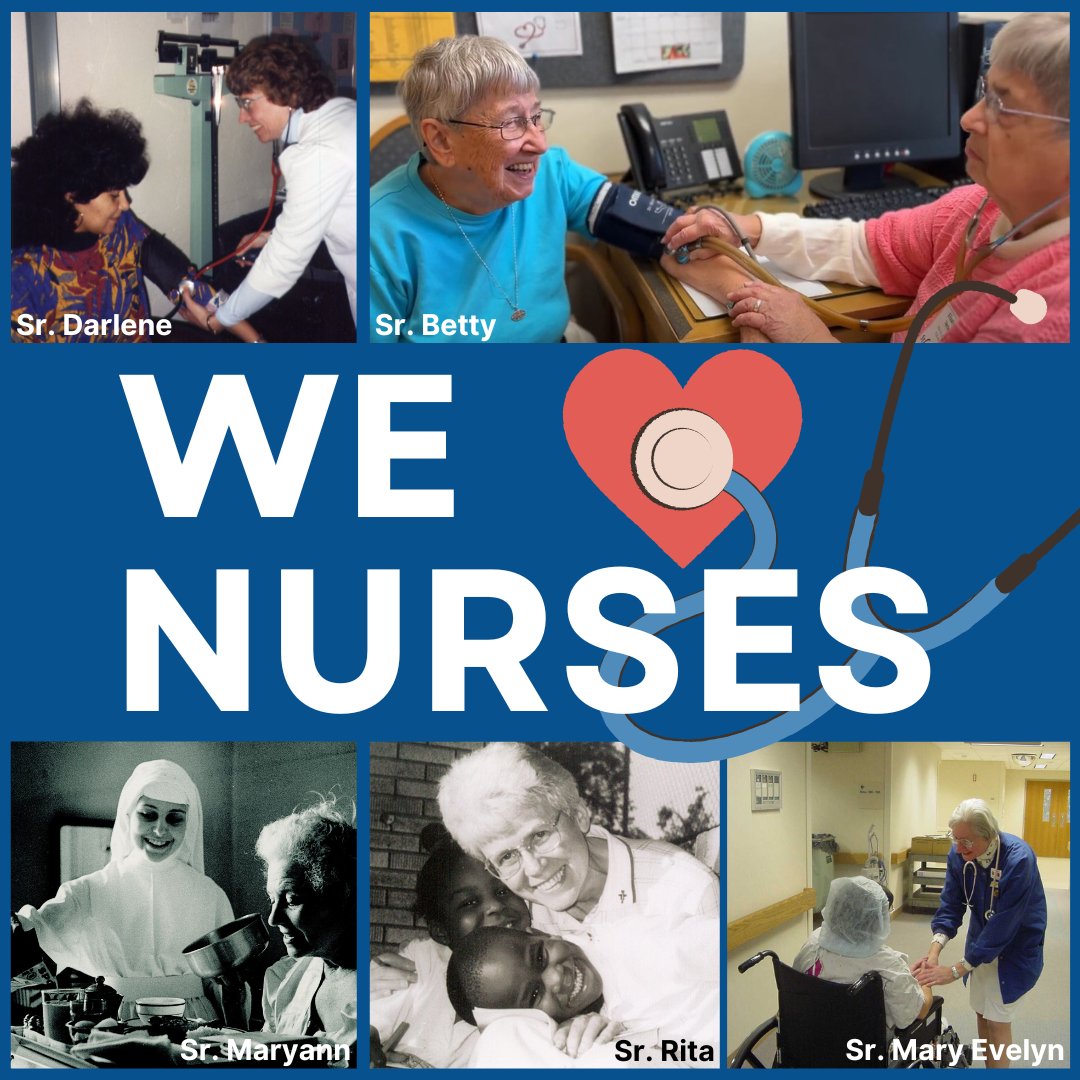 Beginning with the first Salvatorian Sisters who came to the U.S. in 1895, many answered God’s call to religious life by serving in the vital healthcare profession of nursing. Our prayers of gratitude go out to nurses everywhere during National Nurses’ Week.