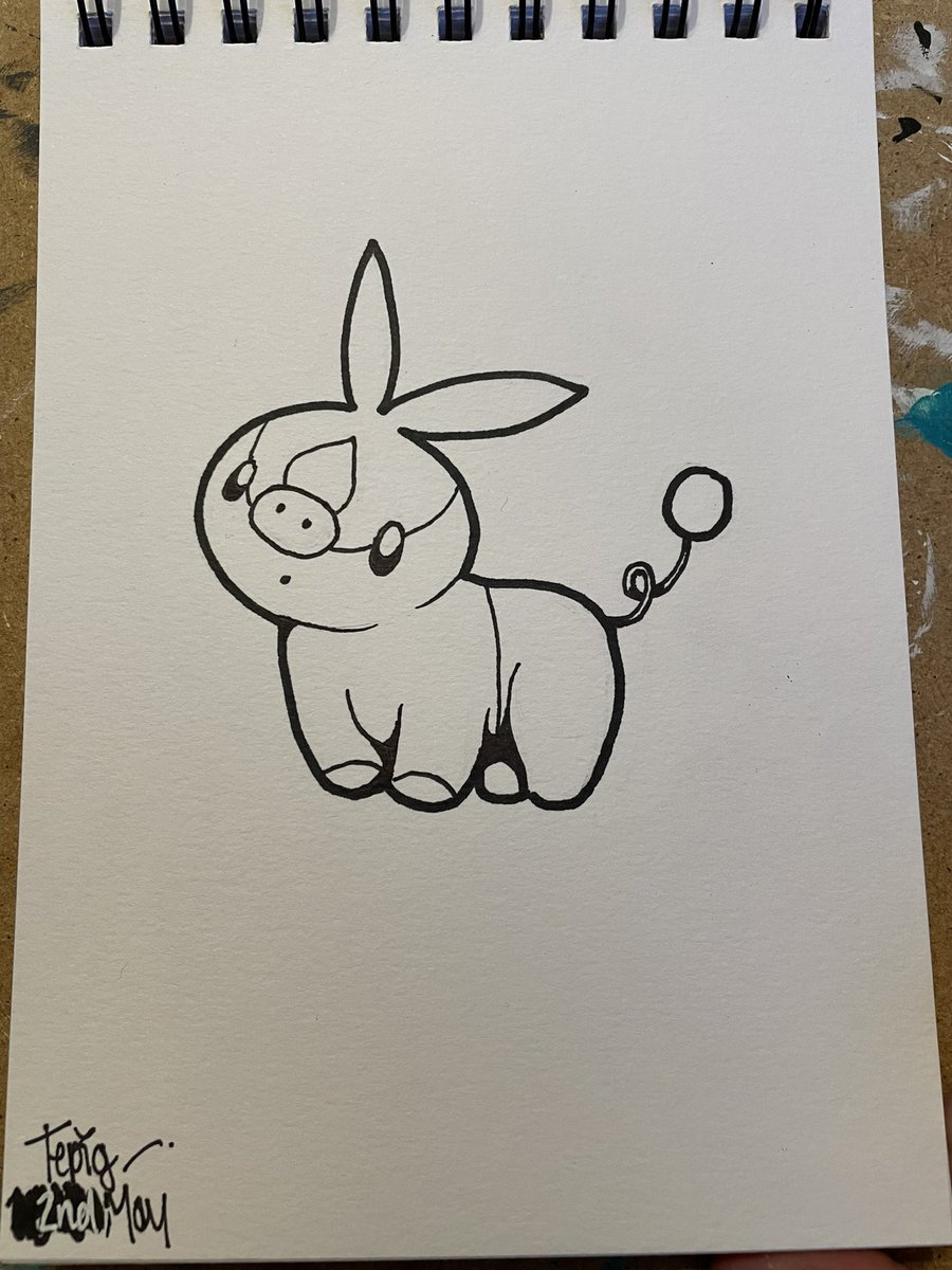2nd May - Tepig
.
#pokemon #tepig #ink