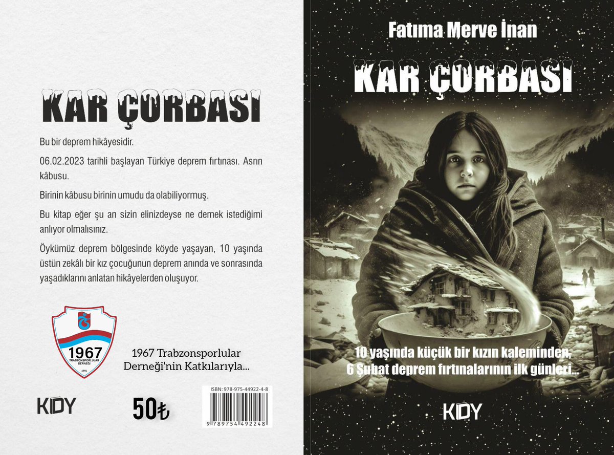 10 yaşında üstün zekâlı bir kız çocuğunun deprem anında ve sonrasında yaşadıklarını anlatan hikâyelerden oluşan muhteşem bir kitap. Dünyada eşi benzeri görülmemiş bir felaketin çocuk gözünden tasviri; hem çok insancıl, hem çok acıklı hem de öğretici.
12 Mayıs Cuma günü çıkıyor.