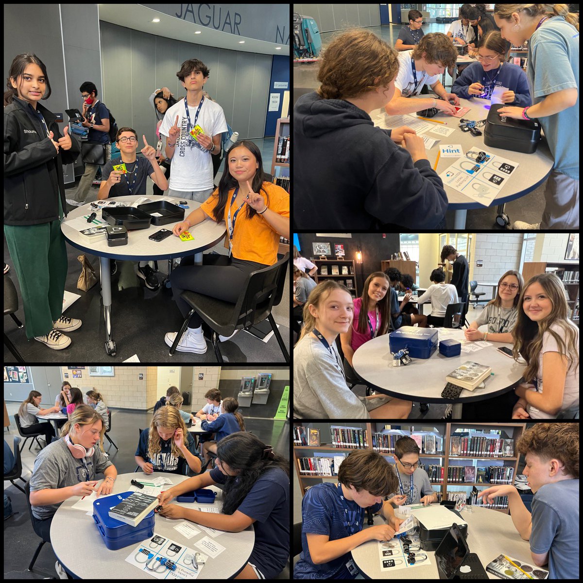 C_Krugs's tweet image. Break Out Box fun with @FM9Library to finish up with our novel “Long Way Down”🔐📖 #EngagedLearning @FMHS9