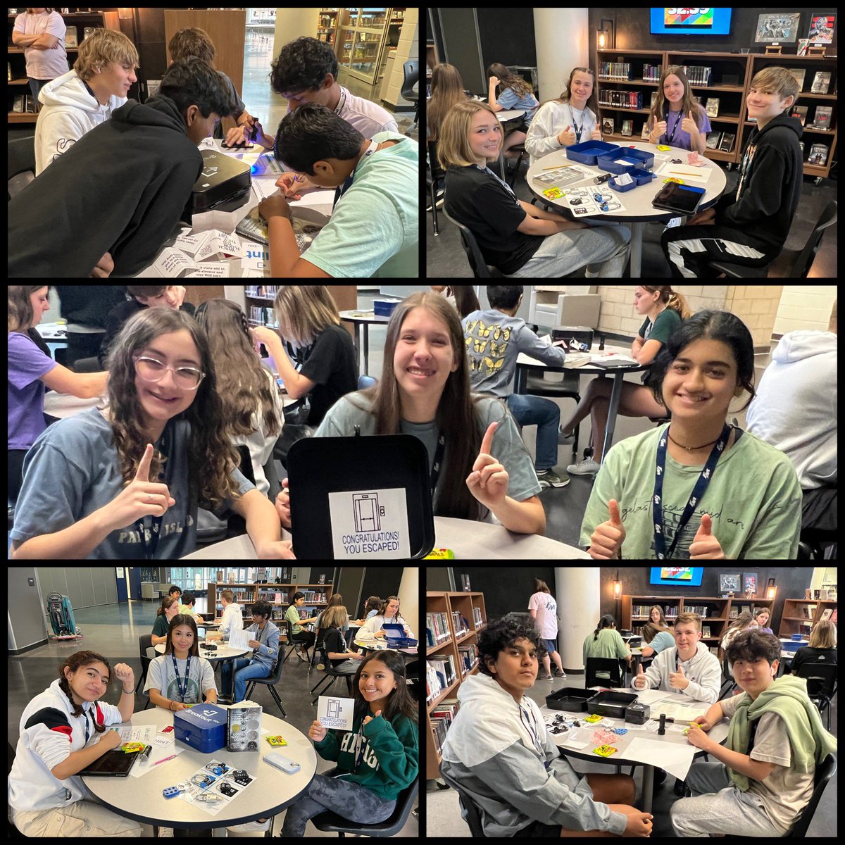 C_Krugs's tweet image. Break Out Box fun with @FM9Library to finish up with our novel “Long Way Down”🔐📖 #EngagedLearning @FMHS9