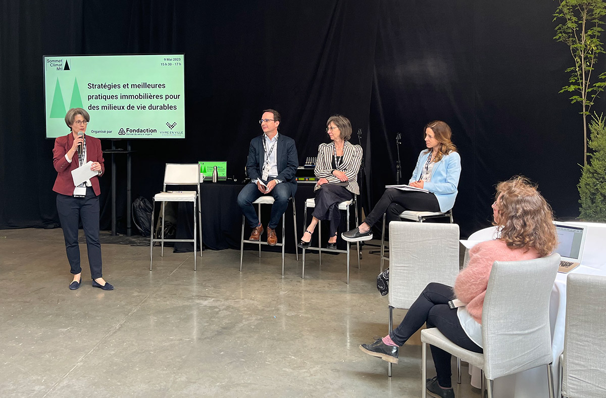 Fondaction (Inactif) (@fondaction) on Twitter photo J1 #SommetClimatMTL23 ❯ On échange sur les stratégies et meilleures pratiques immobilières pour des milieux de vie durables avec <a href="/VivreenVille/">Vivre en Ville</a> <a href="/LaurenceVincent/">Laurence Vincent</a> <a href="/GroupePrevel/">Prével</a>, Lucie Careau <a href="/MTL_Ville/">Ville de Montréal</a> J1 #SommetClimatMTL23 ❯ On échange sur les stratégies et meilleures pratiques immobilières pour des milieux de vie durables avec <a href="/VivreenVille/">Vivre en Ville</a> <a href="/LaurenceVincent/">Laurence Vincent</a> <a href="/GroupePrevel/">Prével</a>, Lucie Careau <a href="/MTL_Ville/">Ville de Montréal</a>
