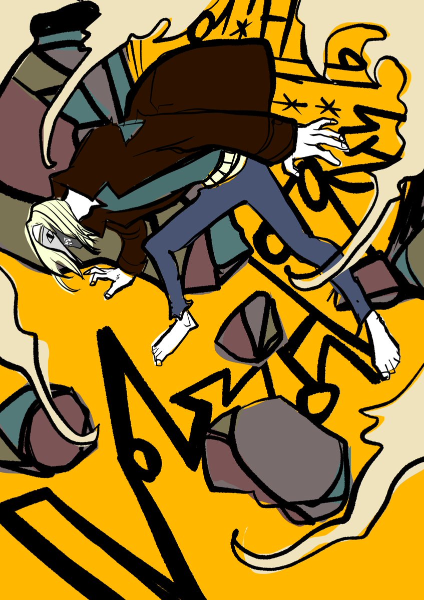 壁を破るシーン。 https://t.co/pskXt6j3gi