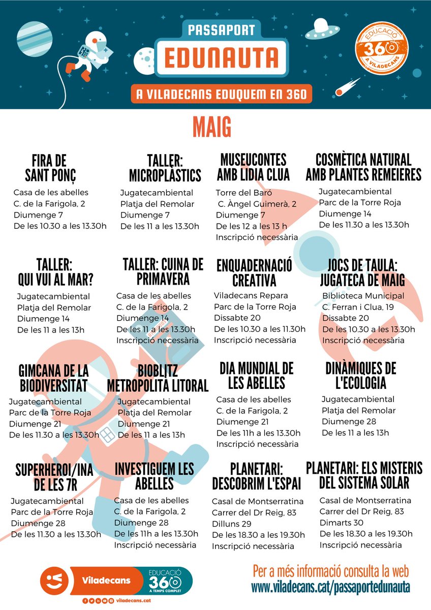 #ampamontserratina #Viladecans360 #PassaportEdunauta