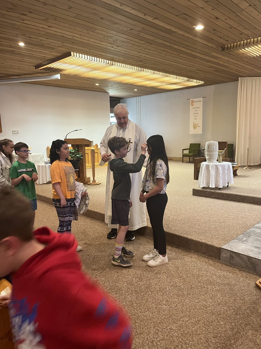 One of my students got baptized today! Our whole class went over to witness our classmate go through this sacrament. Absolutely amazing to see our youth growing in their faith. ❤️✝️ #catholiceducation <a href="/StMarySchool2/">St Mary School</a> <a href="/HolyTrinitySD/">Holy Trinity</a>