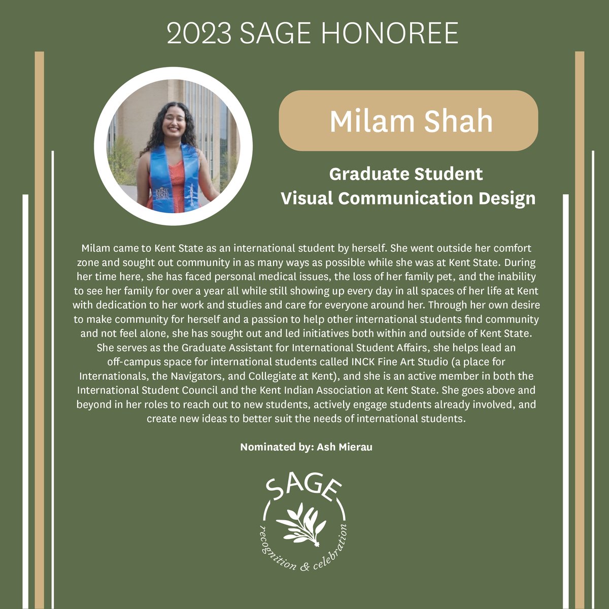 ksustudentlife's tweet photo. Our Equity, Identity, and Success (EIS) Pillar is pleased to announce and recognize our 2023 SAGE Honorees! These honorees have shown tremendous persistence and commitment toward their education in the face of everything their lives have thrown at them. 

Congratulations! https://t.co/ZyVjgQ1AFK