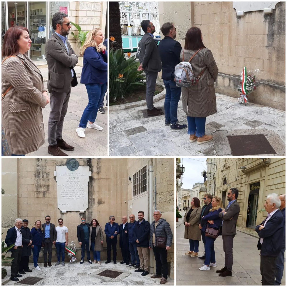 Piconese's tweet photo. A Maglie, per ricordare Aldo Moro.
L'uomo, lo statista, il "Padre costituente".

#partitodemocratico
#AldoMoro #9maggio1978
@pdnetwork 
@pdpuglia https://t.co/arEsOUbhRY