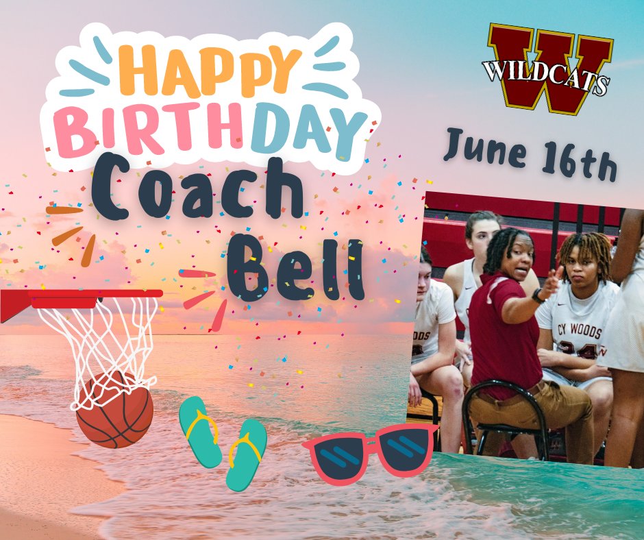CW_Athletics's tweet photo. #TGIF and its Coach Bell's birthday!! We hope you have the best day, Coach!! @CWBballgirls @cwhsgirlstrack 🎂🏀🥇 @TheCoachBell https://t.co/M67gcCvYW5