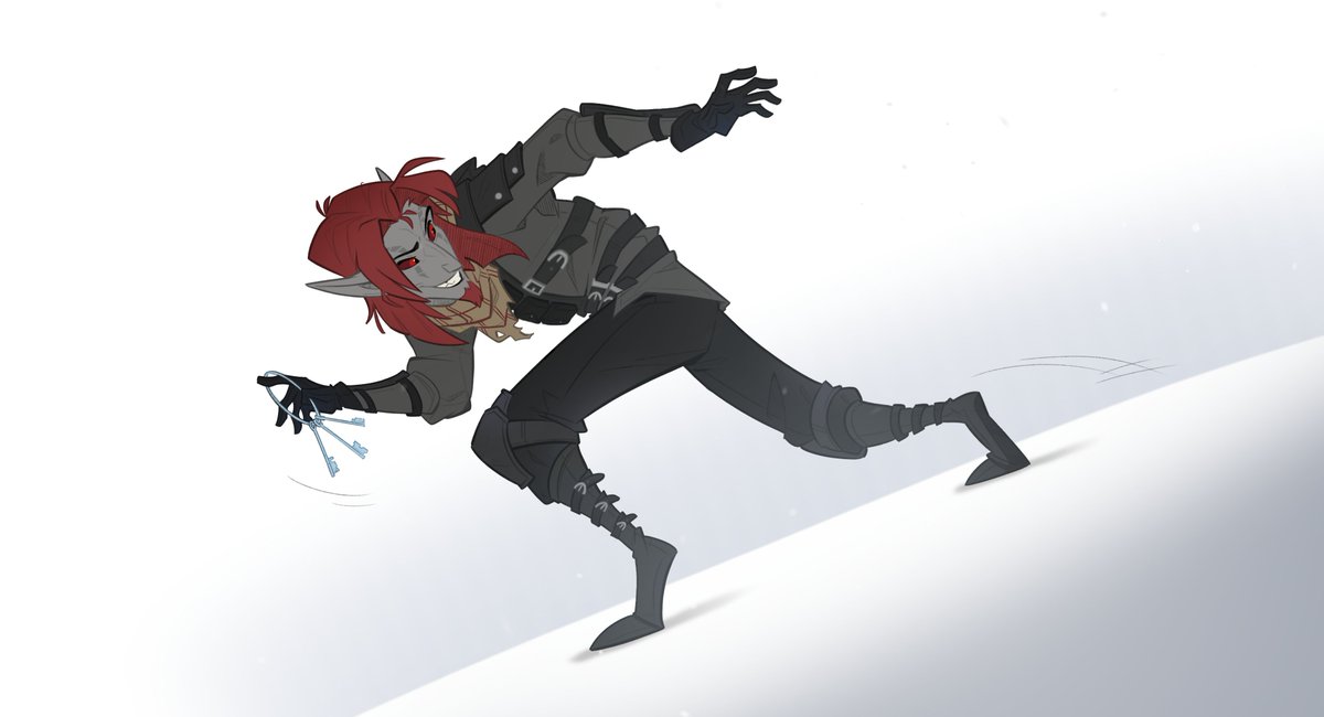 GreenNightinga1's tweet image. Commission for Алина Канатчикова 

#Dunmer #Skyrim #TES