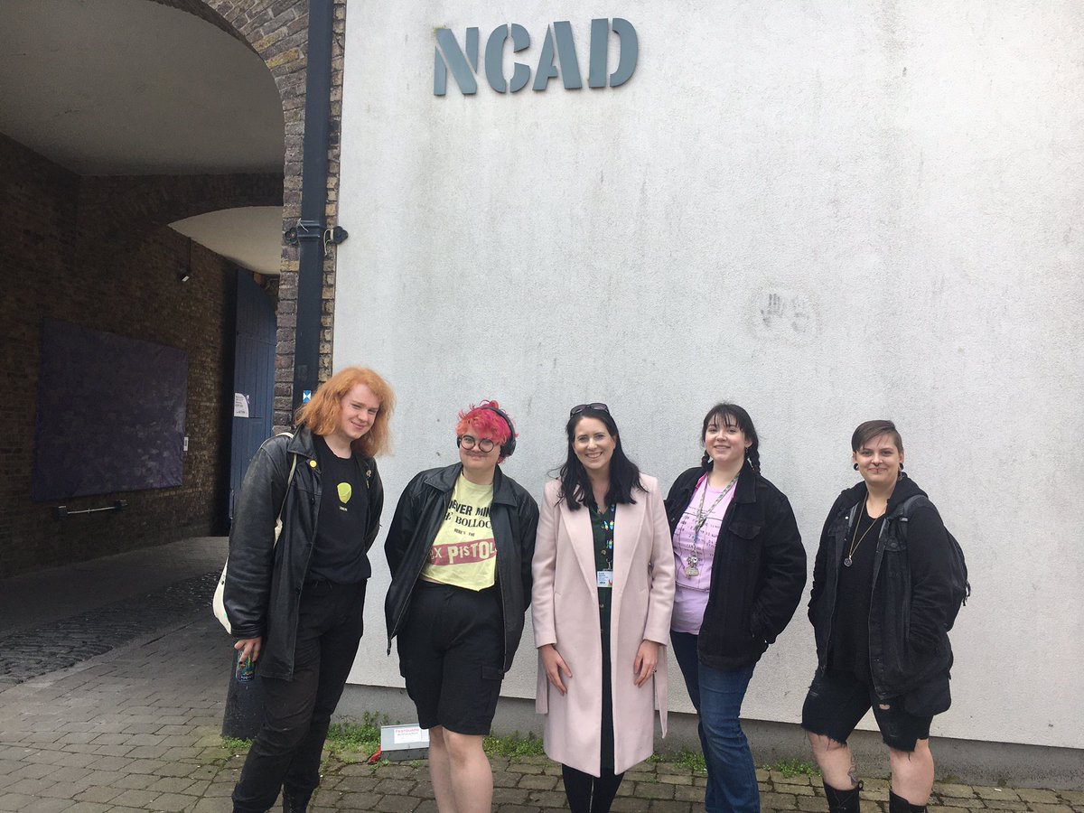 Thank you for inviting @AsIAmIreland  to see the fantastic work you are doing! A great day with inspiring students and staff @NCAD_Dublin  #autismfriendly