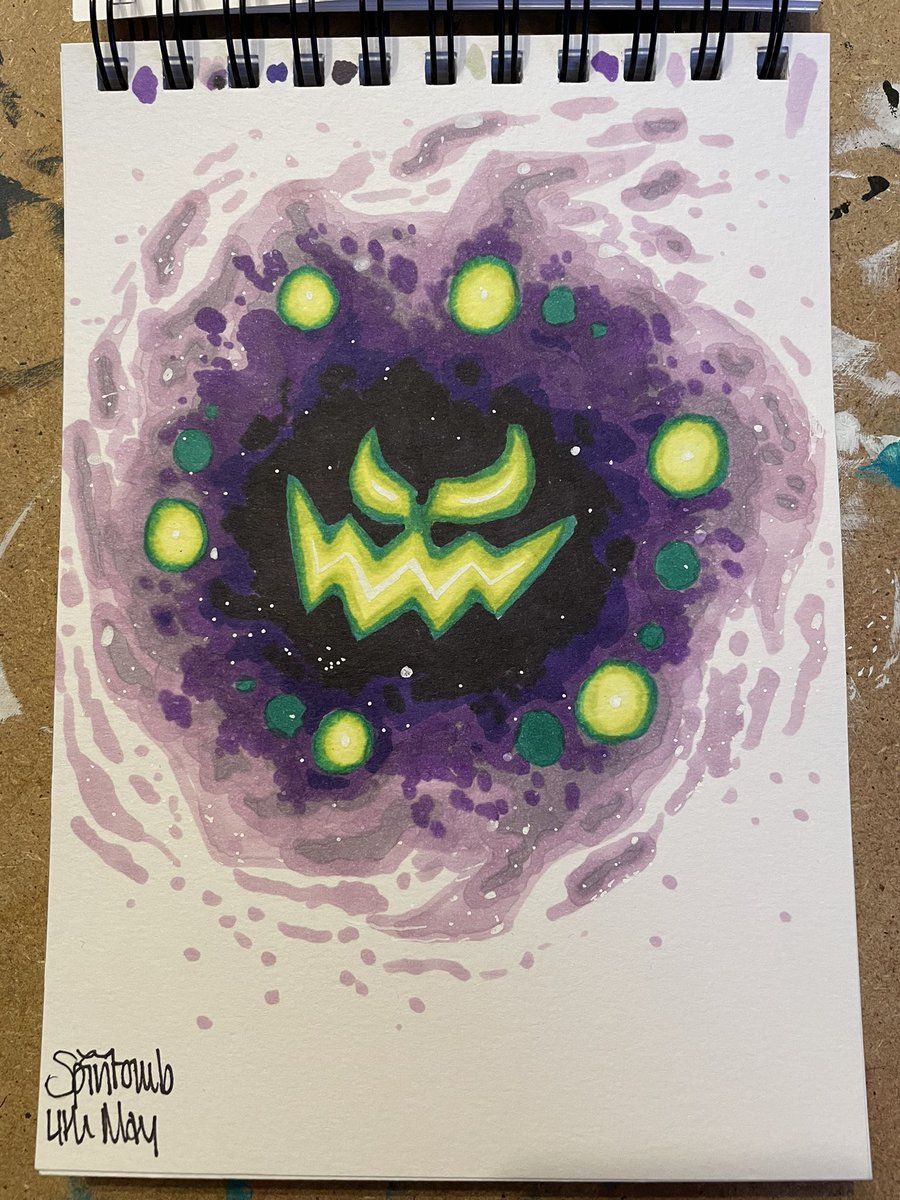4th May - Spiritomb
.
#pokemon #spiritomb #colour #spoopy
