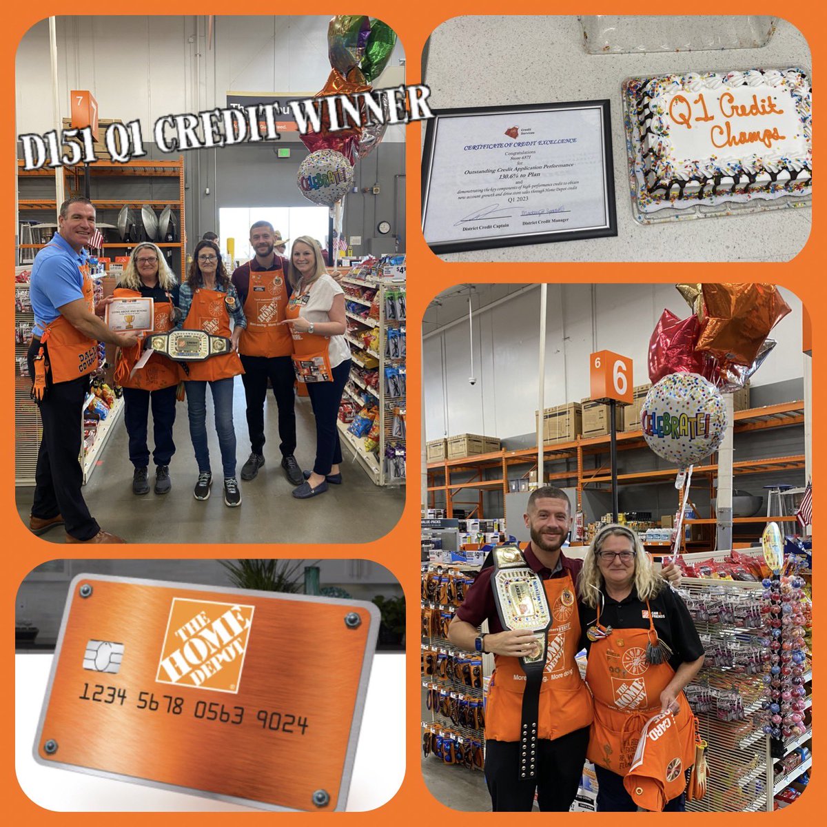 D151 Q1 CREDIT winner Celebration! Congrats to Team 6571!! Thank you for building loyalty & driving ENGAGEMENT!! #creditservices