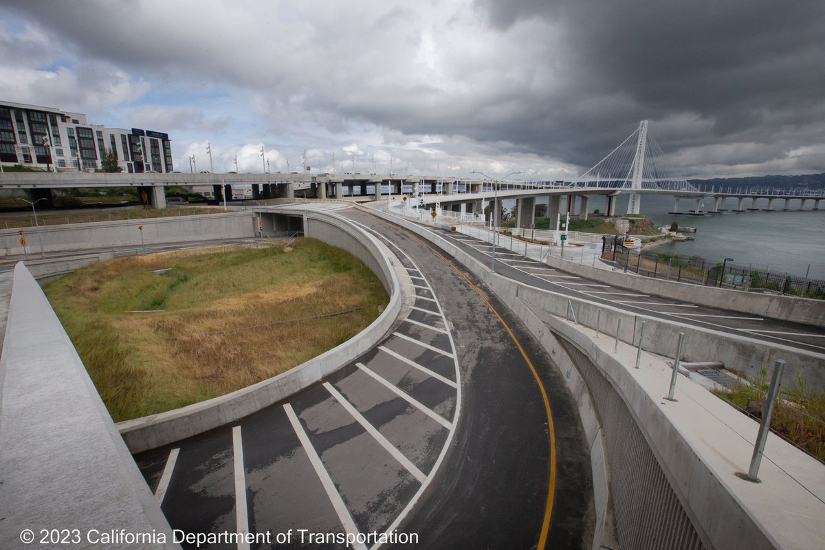 Tony_ACTC's tweet photo. Honored to celebrate the opening of the new Southgate Rd. Realignment Project on the Bay Bridge E. Span bike/pedestrian ramp-extension with local leaders that will provide more access to Yerba Buena/Treasure Islands helping expand travel options &amp; improving #safety for all users. https://t.co/4Z2i7s7BWp