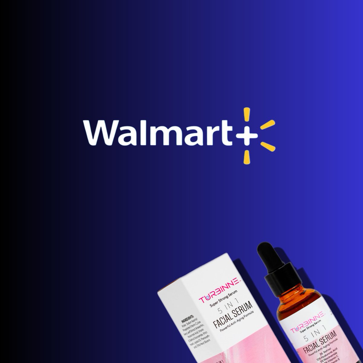 Exclusive at Walmart +

TURBINNE 5 In 1 Overnight Facial Serum.  5 Powerful Serums In One Bottle.  Powerful Anti-Aging, Deep Hydration, Reduce Wrinkles, Acne Scars, Dark Spots. 1 fl Oz

Luxurious Results Without The Luxury Price Tag ™

walmart.com/ip/TURBINNE-5-…

#WalmartPlus