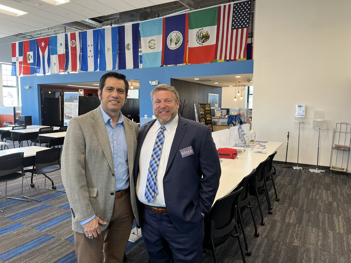 DeLucaForJudge's tweet photo. Stopped by to see what work the Pittsburgh Hispanic Development Corporation is doing. Turns out they're doing wonderful things for the Latino Community and the Region at large. Thank you for the great work! https://t.co/ERJN9yN0j9